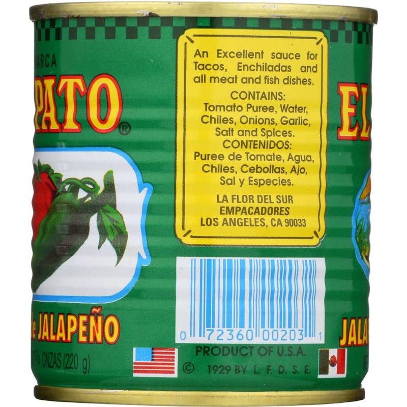 El Pato Salsa Jalapeno 24x 7.75Oz