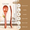 50 Pcs Small Wooden Spoons, 6.5" Soup Spoons Bulk for