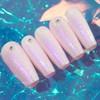RARJSM Pearl Gel Nail Polish, Mermaid Nailpolish Shell Glimmer Shiny