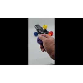 Unbranded Power Wheelchair Service Dog Training Clicker Fidget Clicking Joystick Controlle - Hot Pink