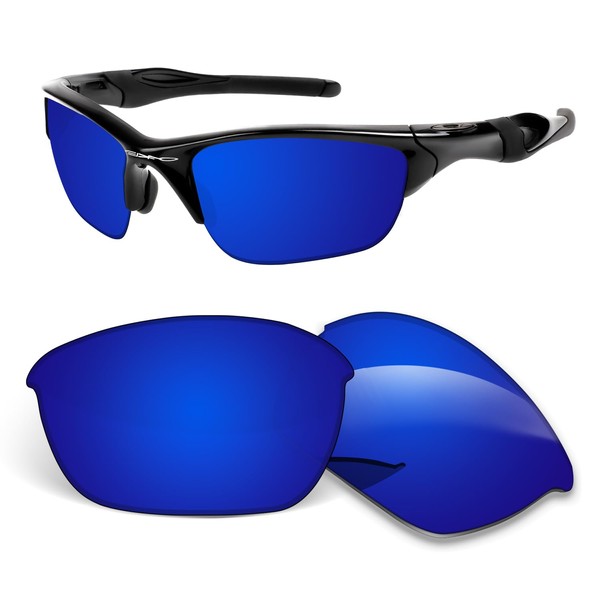 1.5MM Replacement Lenses Compatible With Oakley Half Jacket 63mm Sunglasses,