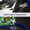 8Inch Diagonal Pliers, Ergonomics Plastic Handle Portable TU-728 Cable Nose