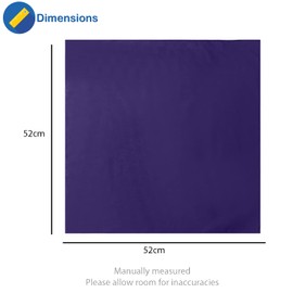 Navy Blue Bandana Pocket Square Head Scarf Headbands Handkerchief Cowboy Cotton Bib Party Face Covering Headwear For Motorcycling Mens Womens Unisex