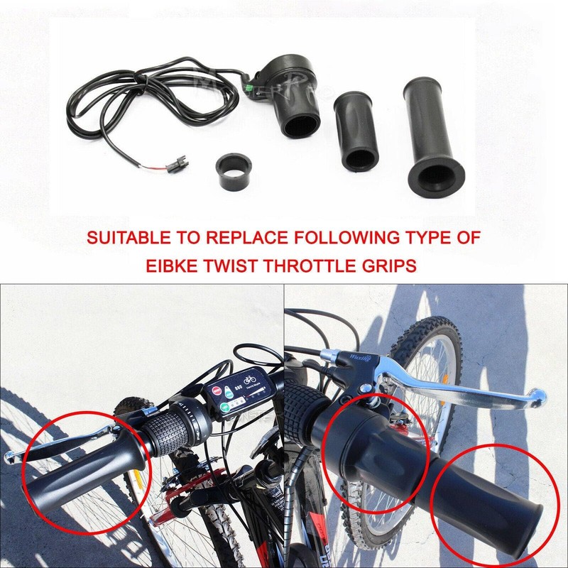 TDR Electric Bike eBike Bicycle Twist Throttle Handgrip, 24V 36V