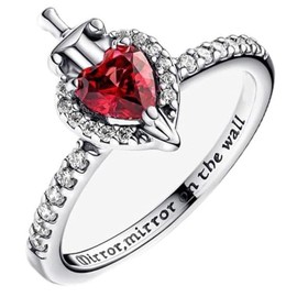 ZURWTCH Villains Charm Fit Women Bracelet Necklaces Fashion Gifts 925 Sterling Silver DIY Jewelry (Villains Evil Queen Ring number 7)