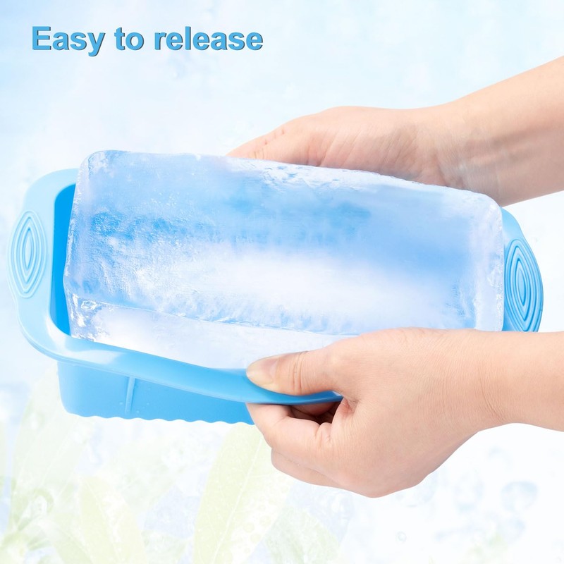 4 Pcs Large Ice Cube Tray, Big Ice Cube Moulds
