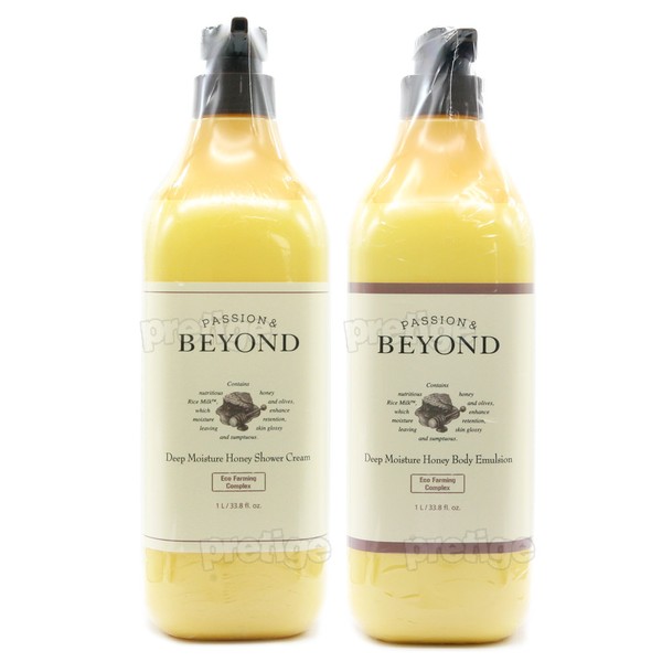Beyond Deep Moisture Honey Shower 1L + Body Emulsion 1L