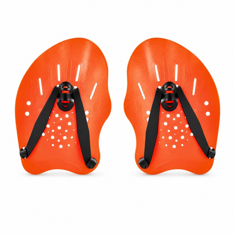 Swim Training Hand Paddles for Adults – Adjustable Silicone Strap