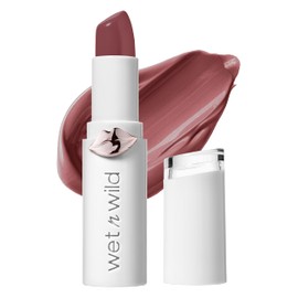 wet n wild wet n wild Mega Last High-Shine Lipstick Lip Color, Infused with Seed Oils For a Nourishing High-Shine, Buildable & Blendable Creamy Color, Cruelty-Free & Vegan - Rosé And Slay