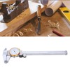 0150mm Dial Caliper Steel ShockProof Adjustable Vernier Caliper with Depth