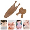 2pcs Nose Maasage Tool Reduce Stress Smoothing Surfaces Sandalwood Nose