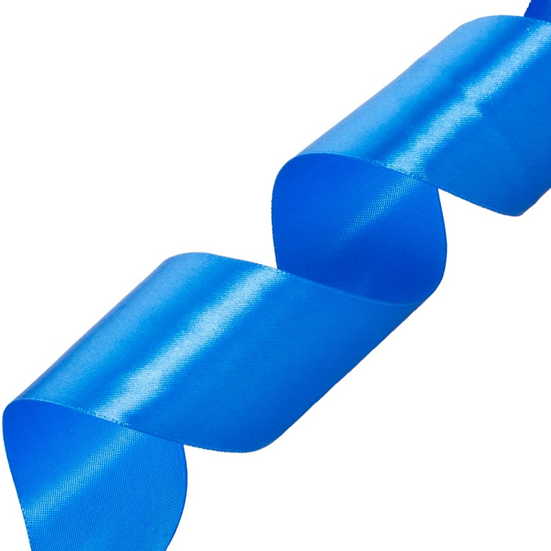 YASEO 2 Inch Royal Blue Solid Satin Ribbon, 50 Yards