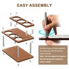 SHILFID Coffee Syrup Organizer Rack,2-Tier Coffee Syrup Stand Holder for