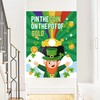 VARACL St Patrick’s Day Party Game, Pin The Coin On