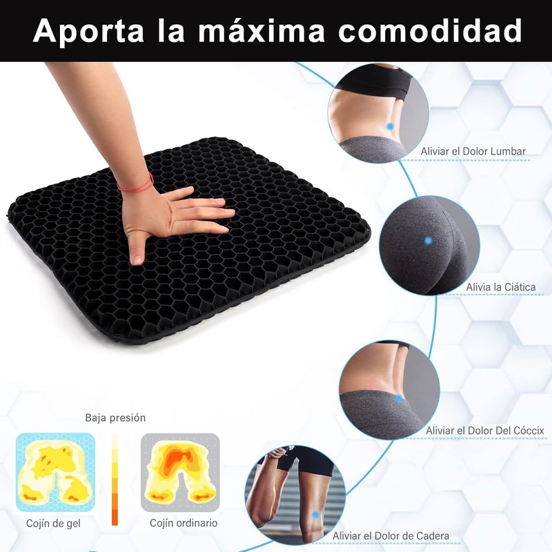 Cojines Para Silla, Cojín Para Silla De Oficina Silicon Transpirable