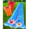 JAMBO 40FT Mega Slip Splash and Slide with 2 Bodyboards