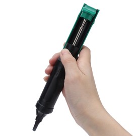 Walfront Desoldering Pump Vacuum Manual Solder Sucker Remover Tin Suction Gun Hand Welding Tools HB‑014A, Various Pumps And Accessories