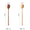 88flix Korean Spoon Dinnerware Wooden Long Long Squkara Set of