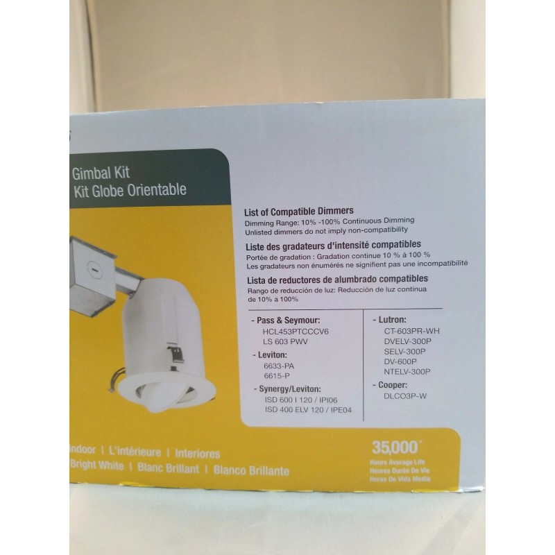 Juno LED Gimbal Kit 4" White Recessed Downlight (2.2)