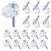 MOROBOR 24 PCS Glass Retainer Clips Kit, 10 mm Glass