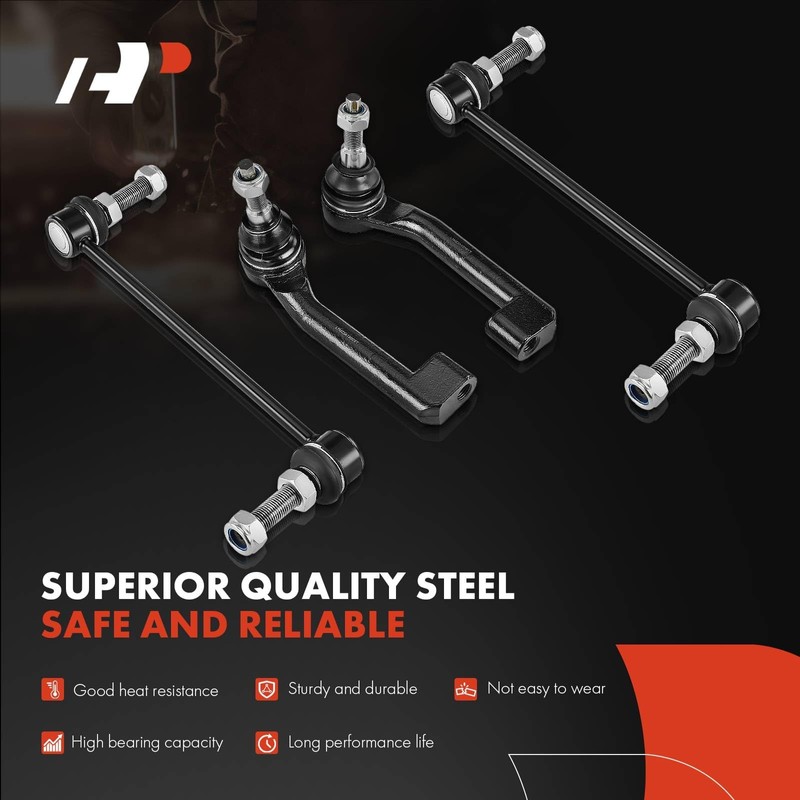 A-Premium Set of 6, Front Sway Bar Link, Inner Outer