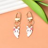 Matching Keychains for 2 Best Friends Sisters Cute Rabbit Bunny