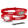 Eveready X200 LED Rechargeable Headlamps (2-Pack), Super Bright IPX4 Water