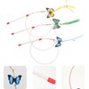 Lyyxjsltd 3 Pack Butterfly Cat Teaser Cat Teaser Toy Cat