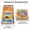 SAIHE 5-in-1 Magnetic Wooden Board Game Set, Premium Beech Wood