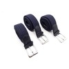 MATEC 3 Pack Blue Elastic Stretch Belt with 105cm Total