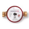 Water meter up to T90° DN15 (1/2 inch), brass housing,