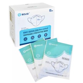 bolisi GB2626-2006 20 PCS KN95 Protective Face Mask, 5 Layers Disposable Masks non-medical