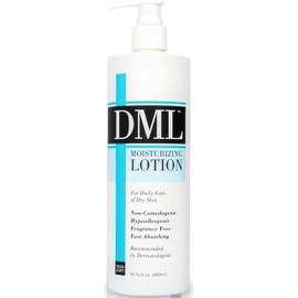 Dml Moisturizing Lotion for Dry Skin, Fragrance Free - 16 Oz (Pack of 3)