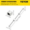 VEVOR Linear Rail Slide SFC20-1000mm 2 PCS 39.4 in/1000mm SFC20