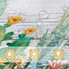 Riyidecor Cactus Shower Curtain Tropical Succulent Desert 60Wx72H Inch Rustic