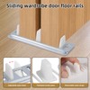 8 Pack Sliding Closet Door Floor Guides, Bypass Bottom Track