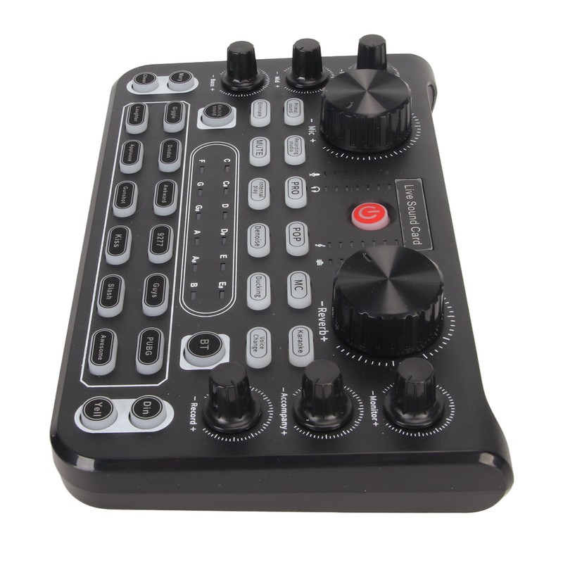 Live Sound Card with Multi Sound Effects Bluetooth Noise Reduction
