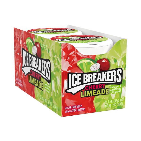 ICE BREAKERS Cherry Limeade Sugar Free Breath Mints, 1.5 oz