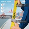 Leyso 2 Packs 2" x 10' Lifting Sling Straps, Multifunctional