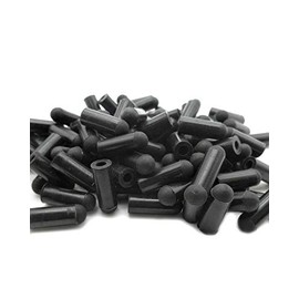 Black Silicone Vacuum Caps 1/8" (3.2mm) - Silicone Vacuum Cap Silicone Blanking Cap Tubing Caps - Black High Temp Silicone Cap High Temp Vacuum Caps (25)
