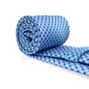 Shlax & Wing Men's Long Necktie Silk Blue Single Color
