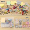 acDesign 30Pcs Bead Organizer Box，Small Plastic Storage Box With Hinged