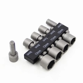 Nut Driver Socket Bit Set for Hex Fasteners – 9-Piece or 14-Piece Options for DIY Repairs and Workshop Tasks