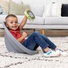 ECR4Kids ECR4Kids Leaf Floor Seat, Rocker Chair, Sage/Grey, 6-Piece