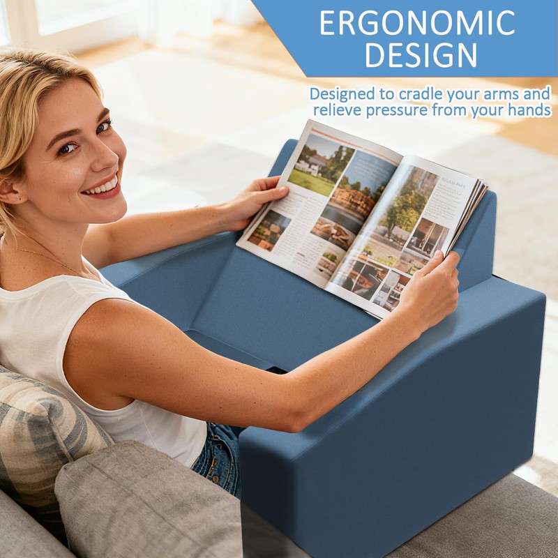 Machine Washable Lap Desk Pillow with Removable Cover Adjustable Angle