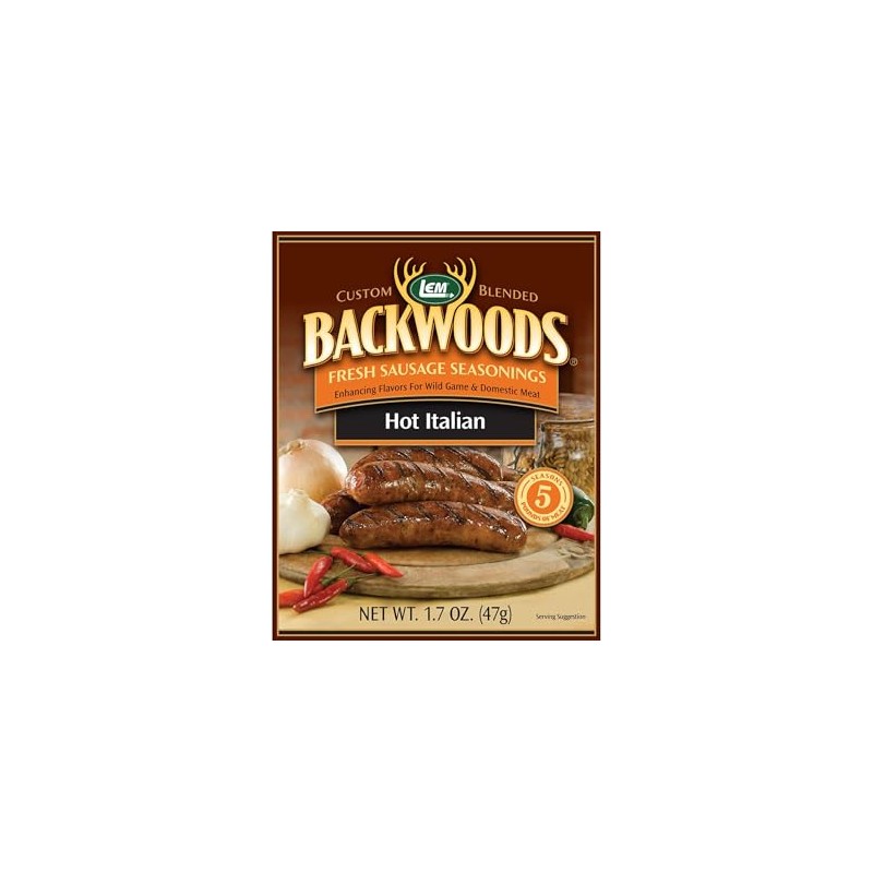 LEM Backwoods Hot Italian Sausage Seasoning for 5 lbs