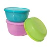 Tupperware Deluxe Modular Nesting Bowls Medium Set of 3