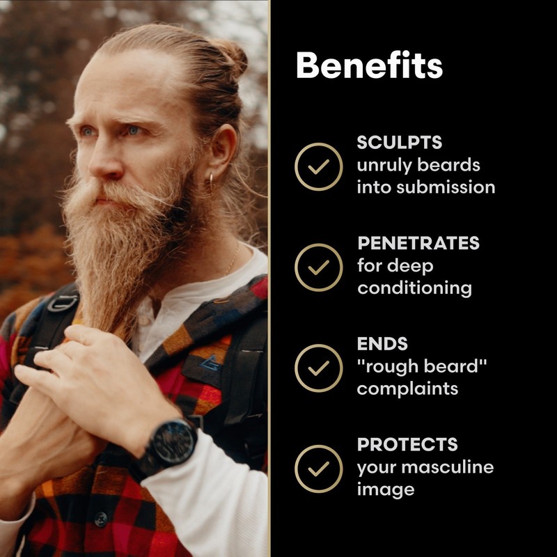 The Beard Struggle Warrior's Beard Butter Silver Collection 50g, Viking