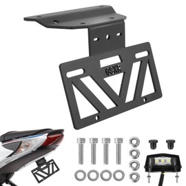 INKUDRI 2024 GSXR 600 Fender Eliminator 2023 GSXR 750 License Plate Bracket Tail Tidy Four Mount Holes For GSX-R 600 750 2011 2012 2013 2014 2015 2016 2017 2018 2019 2020 2021 2022 2023 2024