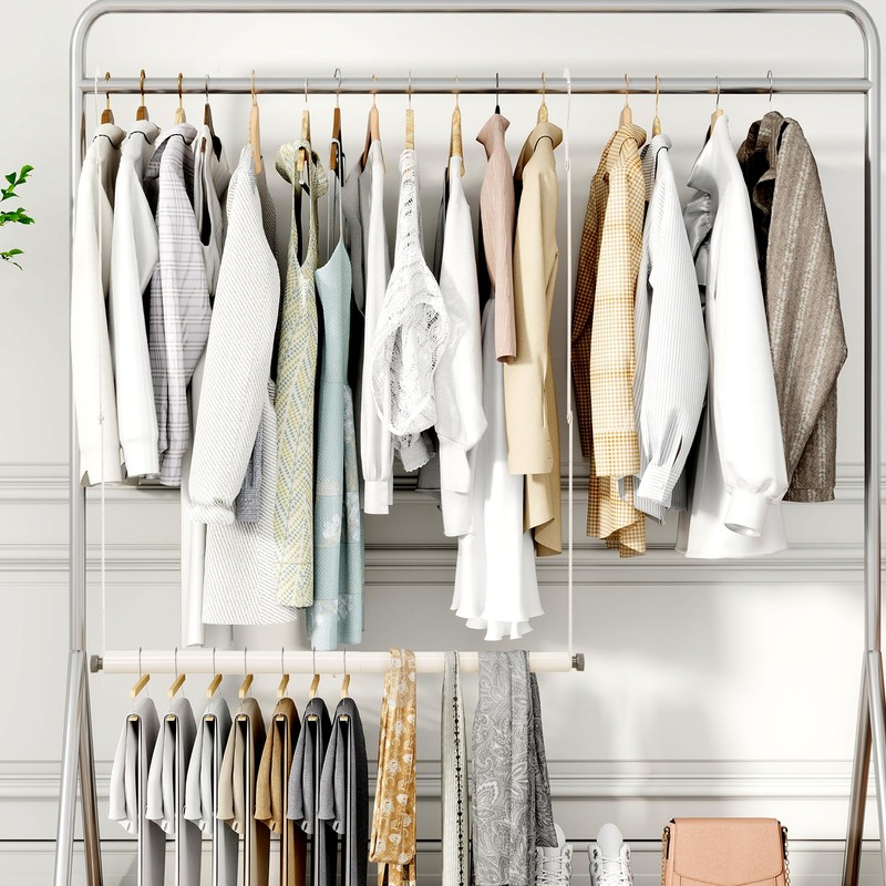 STORAGE MANIAC Adjustable Closet Rod Extender - Heavy Duty Space-Saving